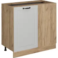 Vicco R-Line Hoekkast – 86 cm zonder werkblad Wit Landhuis