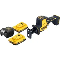 DeWalt DCS 369 D2 accu-reciprozaag 18 V borstelloos + 2x accu 2,0 Ah + oplader