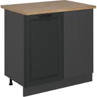 Vicco R-Line Hoekkast – 86 cm, WB Eik Antraciet landhuis