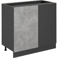 Vicco R-Line Hoekkast – 86 cm zonder werkblad Beton