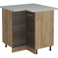 Vicco R-Line Hoekkast – 75.6 cm WB Marmer Edel grijs