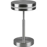 TRIO Tafellamp Franklin 25cm RVS
