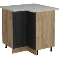 Vicco R-Line Hoekkast – 75.6 cm WB Marmer Antraciet landhuis