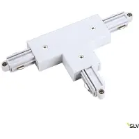 SLV 1-fase T-Connector 2 aarde rechts wit