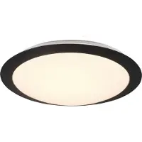 TRIO Plafonnière Umberto 29cm zwart