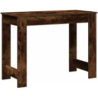 Syfax Bureau 100x45x75 cm bewerkt hout gerookt eikenkleurig