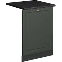 Vicco Fame-Line Vaatwasserfrontpaneel – 60 cm, WB Antraciet Groen-Goud Landhuis