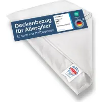 Blumtal Dekbedhoes - Anti-allergie - Anti-mijt dekbed beschermer - Wit - 220 x 240 cm
