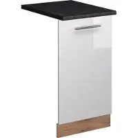 Vicco Fame-Line Vaatwasserfrontpaneel – 45 cm, WB Antraciet Wit Hoogglans