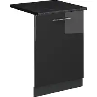 Vicco Fame-Line Vaatwasserfrontpaneel – 60 cm, WB Antraciet Antraciet Hoogglans