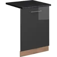 Vicco Fame-Line Vaatwasserfrontpaneel – 60 cm, WB Antraciet Antraciet Hoogglans