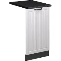 Vicco Fame-Line Vaatwasserfrontpaneel – 45 cm, WB Antraciet Wit Landhuis