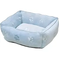 Nobby hondenbed, model "Paw", vierkant, grijs, afmetingen: 50 x 40 x 17 cm