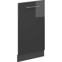 Vicco Fame-Line Vaatwasserfrontpaneel – 45 cm zonder werkblad Antraciet Hoogglans