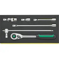 Stahlwille TCS 1/2 ZOLL-512/6 QR 96830362 Dopsleutelset