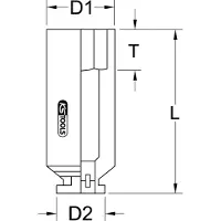 Ks Tools 5151191 515.1191 Zeskant Kracht-dopsleutelinzet 27 mm 27 mm 3/4