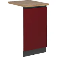 Vicco R-Line Vaatwasserfrontpaneel – 45 cm, WB Eik Rood