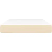 Syfax Pocketveringmatras medium 120x200x20 cm stof crèmekleurig