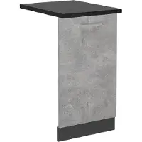 Vicco R-Line Vaatwasserfrontpaneel – 45 cm, WB Antraciet Beton