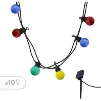 Lumisky Zonneslinger 10 wereldbollen 5.7 m PARTY GUINGUETTE SOLAR