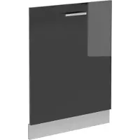 Vicco R-Line Vaatwasserfrontpaneel – 60 cm zonder werkblad Antraciet Hoogglans