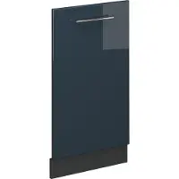 Vicco Fame-Line Vaatwasserfrontpaneel – 45 cm zonder werkblad Donkerblauw hoogglans