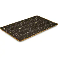 AIO Factory Hondenmandmat 80x60 cm waterdicht gouden botten