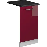 Vicco Fame-Line Vaatwasserfrontpaneel – 45 cm, WB Antraciet Bordeauxrode hoogglans