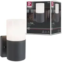 Paulmann Outd 230V Wandl Tubs grau 94649 Staande buitenlamp E27 Grijs