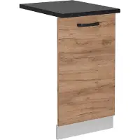 Vicco R-Line Vaatwasserfrontpaneel – 45 cm, WB Antraciet Krachtige eik goud