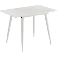 Vicco Eettafel Beaver, Wit, 80-110 x 70 cm Uitschuifbaar