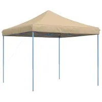 Syfax Partytent inklapbaar pop-up 292x292x315 cm beige