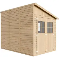 Timbela M339A - Houten tuinhuis - 6,09 m² - 318x218xH245 cm - zonder vloer