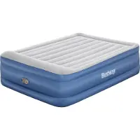 Bestway TriTech Vento opblaasbaar luchtbed met geïntegreerde elektrische pomp, formaat Double XL/Hi, afmetingen 203 x 152 x 56 cm