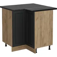 Vicco R-Line Hoekkast – 75.6 cm, WB Antraciet Antraciet landhuis