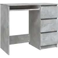 Syfax Bureau 90x45x76 cm bewerkt hout betongrijs