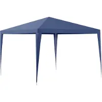 Casa.pro Paviljoen partytent waterdicht 3x3x2,55 m donkerblauw