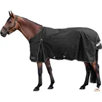 Waldhausen Arctic 100 gr - Winterdeken - Paardendeken - 165/215 - Zwart