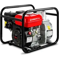 Eberth 5,5PK Waterpomp 30.000 l/u 30m 2" Benzine Vuilwater 4-Takt Motor