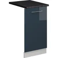 Vicco Fame-Line Vaatwasserfrontpaneel – 45 cm, WB Antraciet Donkerblauw hoogglans