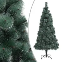Prolenta Maison Exclusive - Kunstkerstboom met standaard, groen, 210 cm, PET