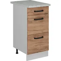 Vicco R-Line Keukenonderkast – 40 cm WB Marmer Krachtige eik goud