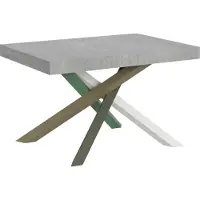 Itamoby Uittrekbare tafel 90x130/390 cm, Volantis, frame van cement, model 4/A