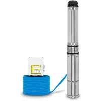 Eberth 4-inch dieppompen. Bronpompen van roestvrij staal, elektrisch, 370W, diameter pomp 4 inch (10 cm), aansluiting 1 1/2 inch