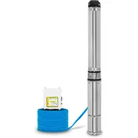 Eberth 4-inch dieppompen. Bronpompen van roestvrij staal, elektrisch, 750W, diameter pomp 4 inch (10 cm), aansluiting 1 1/2 inch