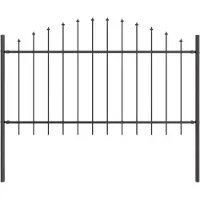 Syfax Tuinhek WOERDEN 170 x 140 cm Gepoedercoat staal Grijs