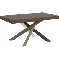 Itamoby Uitschuifbare tafel 90x160/420 cm Volantis Noce onderstel 4/C