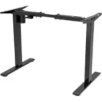 Speaka Professional Zit-sta-bureauframe Elektrisch in hoogte verstelbaar Hoogte: 71 tot 1.21 m (b x d) 104 cm x 60 cm Zwart SP-SDF-501 SP-10108192