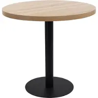 Syfax Bistrotafel 80 cm MDF lichtbruin
