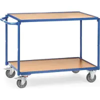 Fetra lichte tafelwagen met 2 etages met laadvlak van 1000 x 600 mm